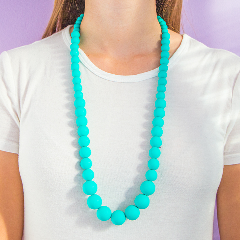 Teething Necklaces Pearls of the Sea - Turquoise