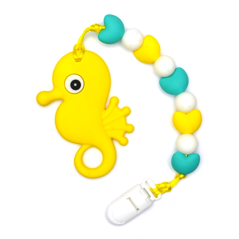 Teething Toys Seahorse - Yellow