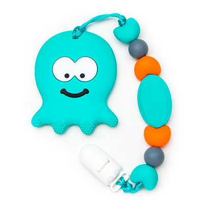 Teething Toys Octopus - Turquoise