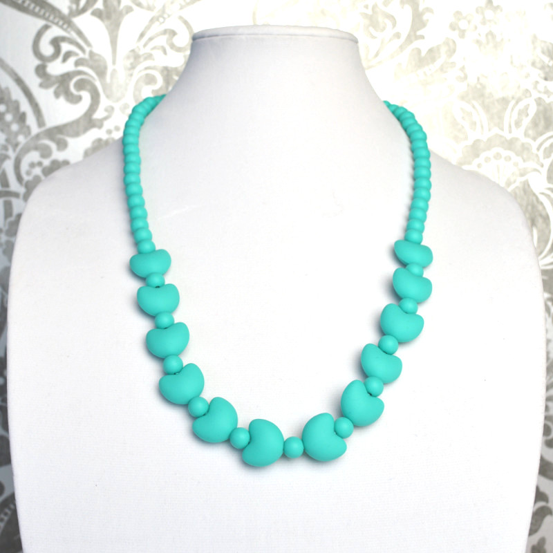 Teething Necklaces Lionheart - Turquoise