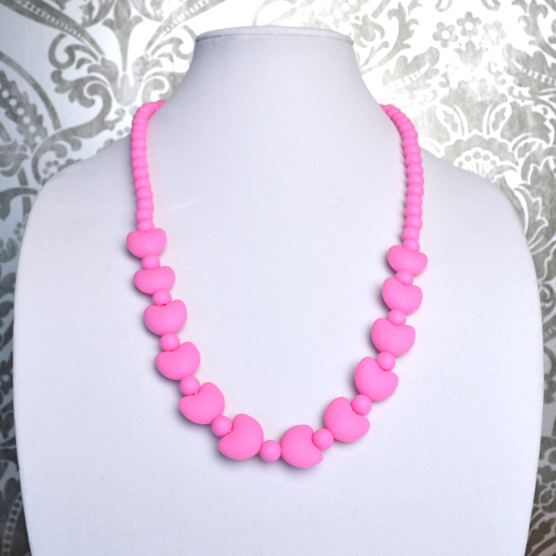 Teething Necklaces Lionheart - Pink