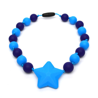 Teething Necklaces Poppy (Kid) - Blue