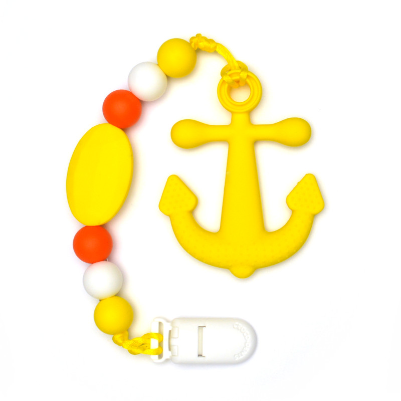 Jouets de dentition Ancre de bateau - Jaune