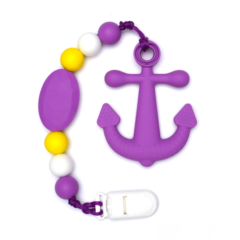 Jouets de dentition Ancre de bateau - Violet