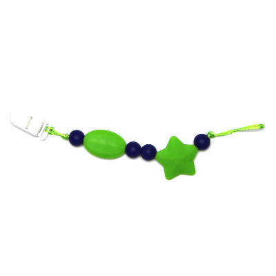 Pacifier Clips Galaxy - Green