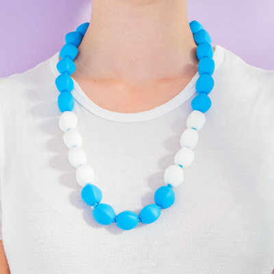 Teething Necklaces Butterscotch - Blue