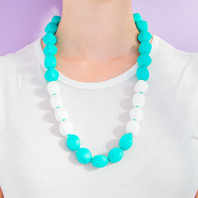 Teething Necklaces Butterscotch - Turquoise