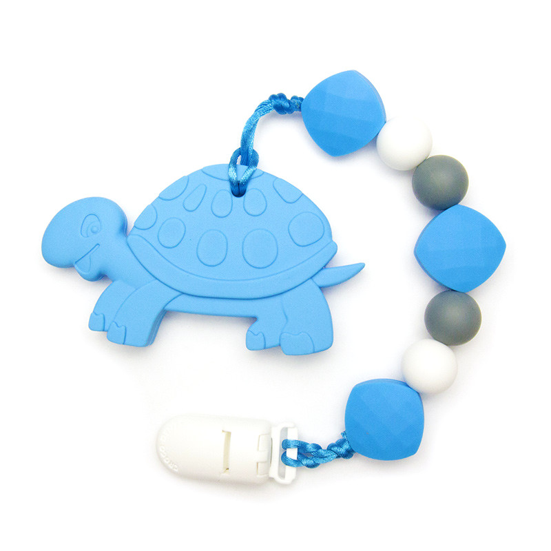 Jouets de dentition Tortue - Bleu