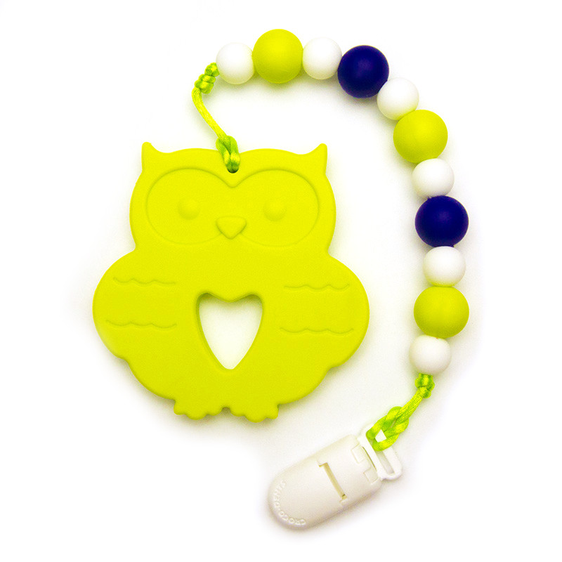 Jouets de dentition Hibou (Ancien) - Vert