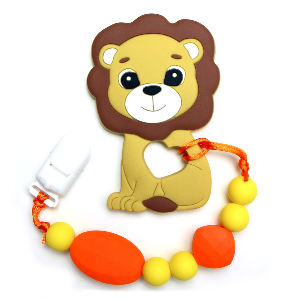 Jouets de dentition Lion - Jaune