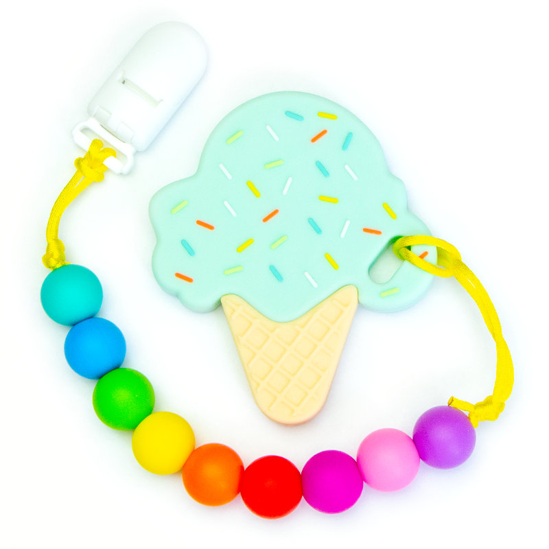 Teething Toys Ice Cream - Pistachio