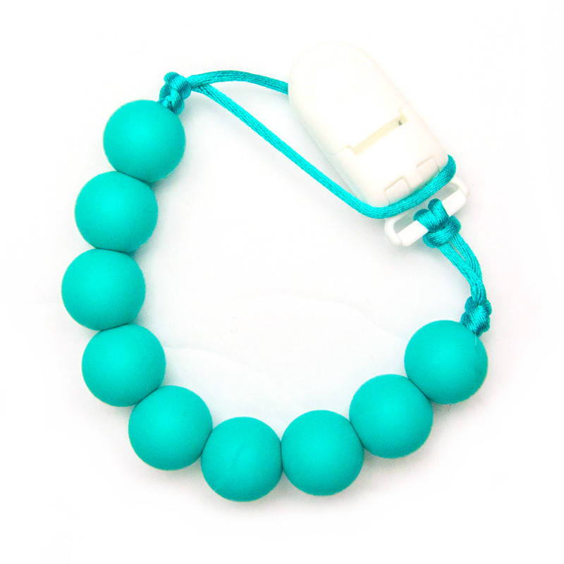 Pacifier Clips Classic - Turquoise