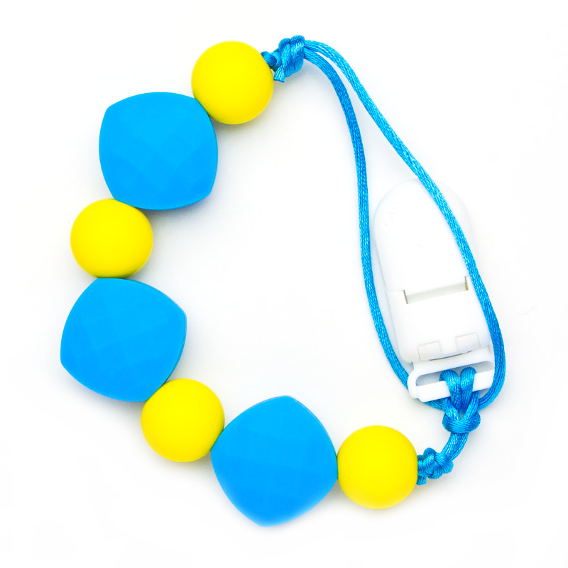 Pacifier Clips Grasshopper - Blue