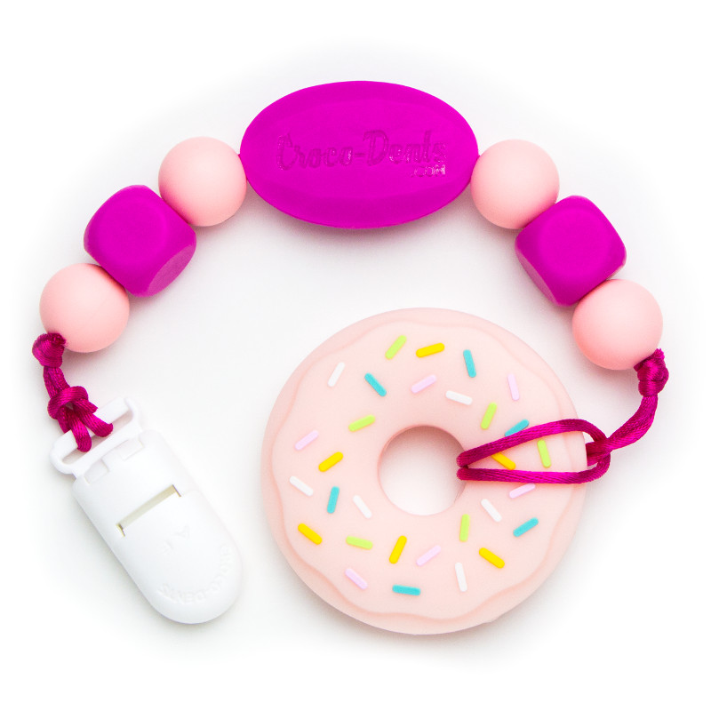 Teething Toys Donut - Peach