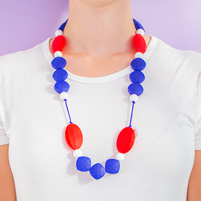 Teething Necklaces Honeymoon - Navy