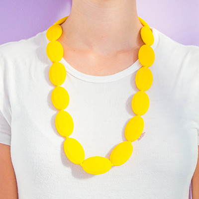 Teething Necklaces Spring - Yellow