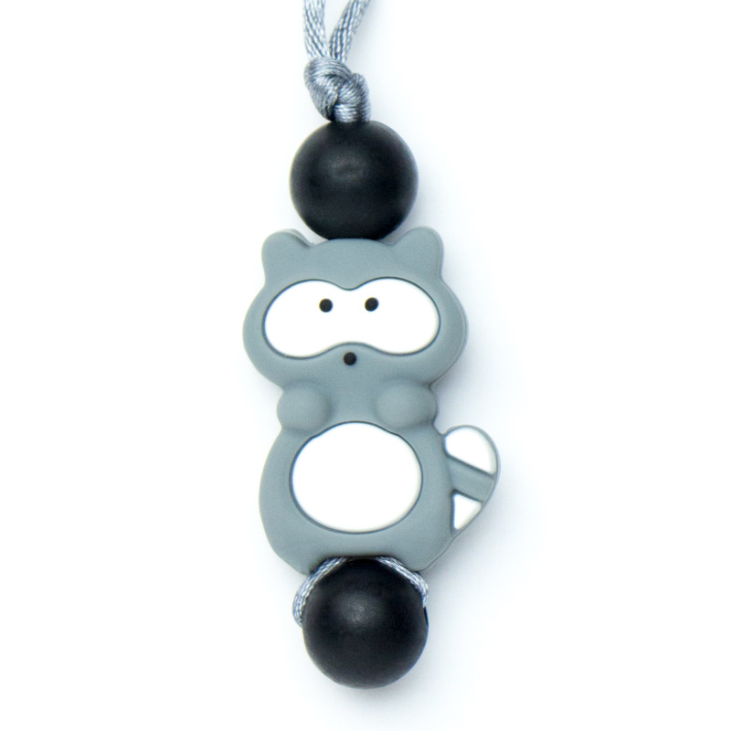 Accessories Raccoon Zipper - Grey