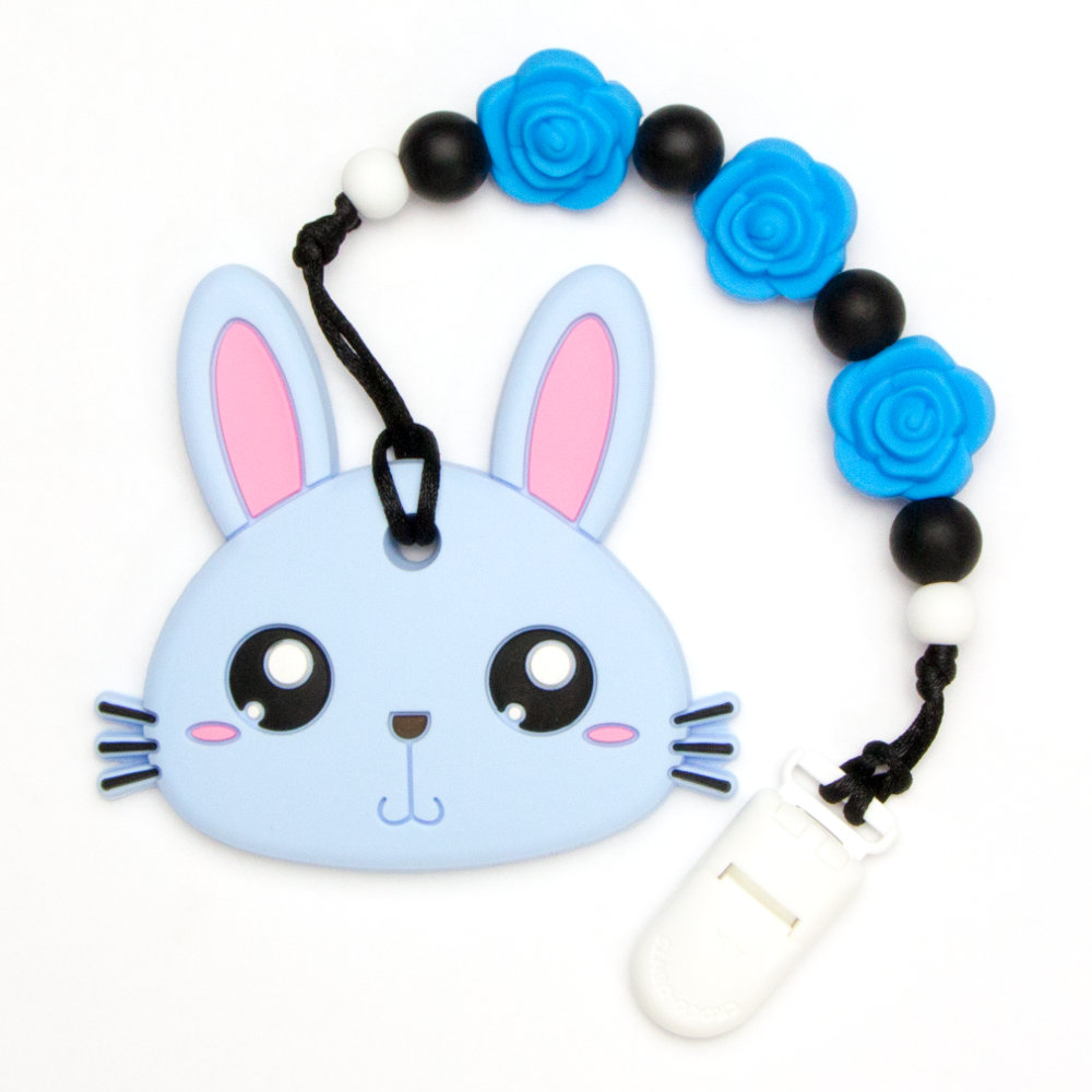Teething Toys Rabbit - Blue