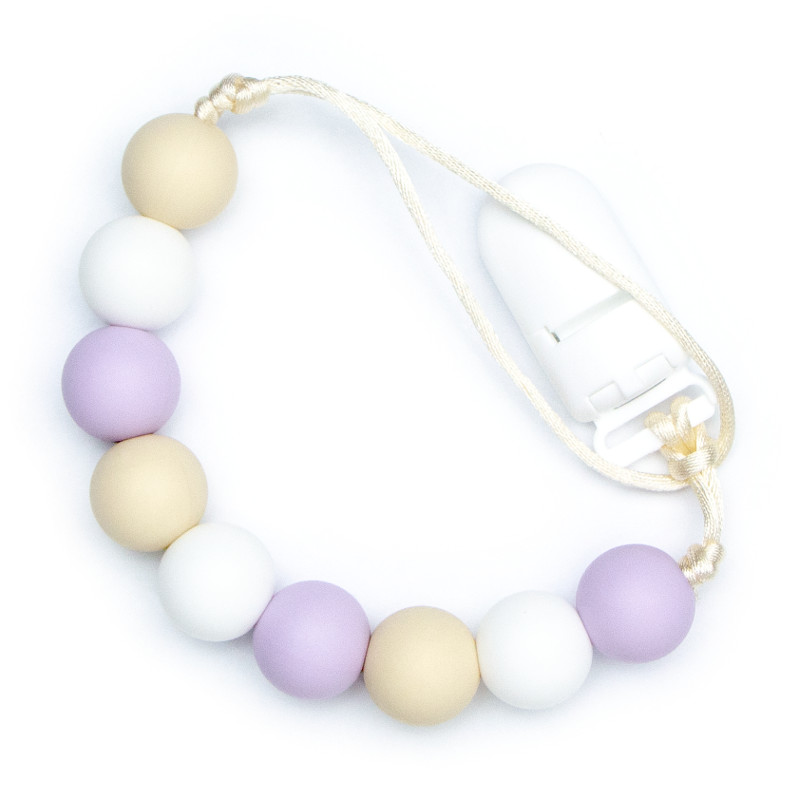 Pacifier Clips Pastel - Lilac