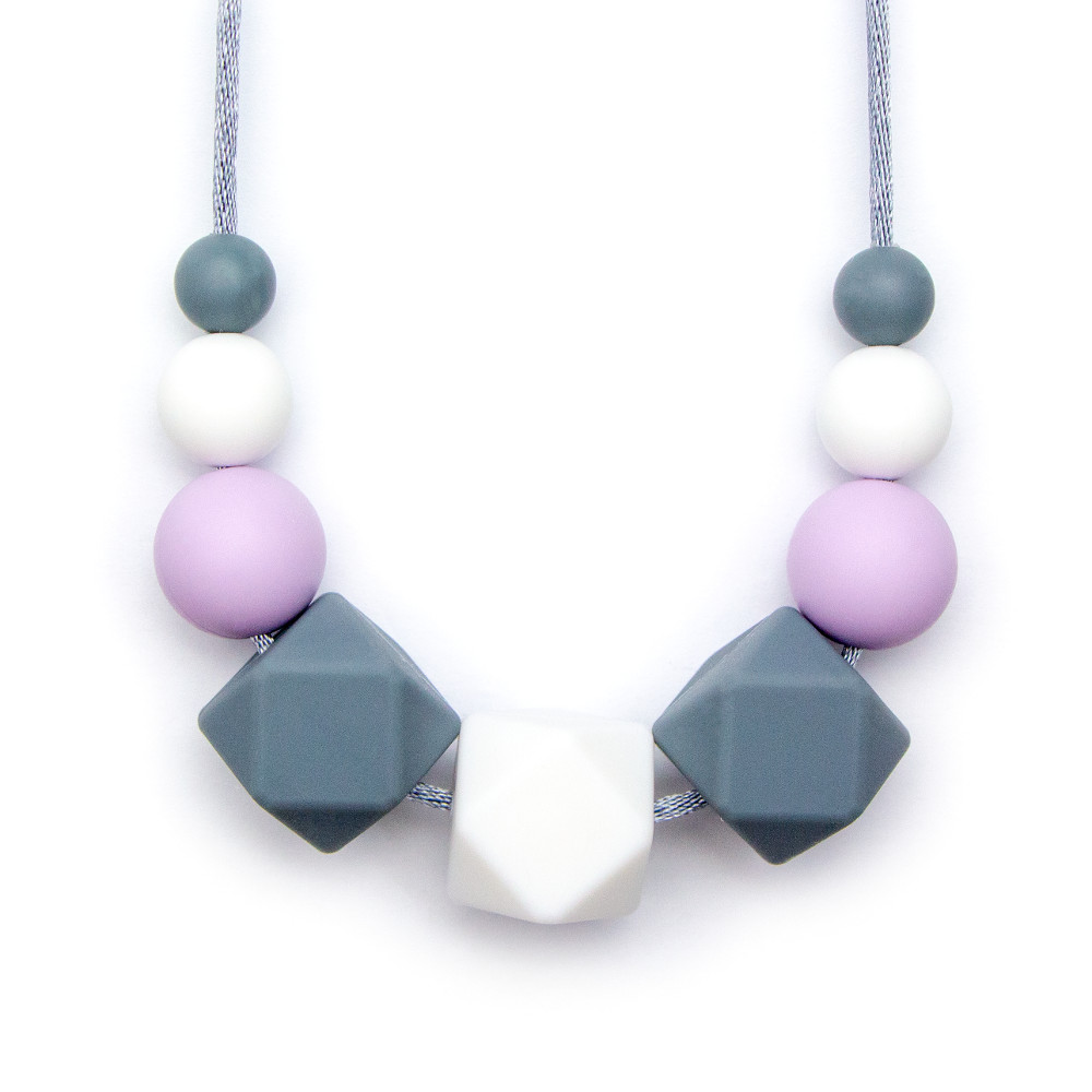 Teething Necklaces Geomax - Lilac