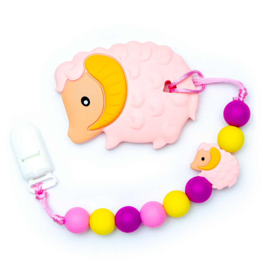 Teething Toys Ram - Pink