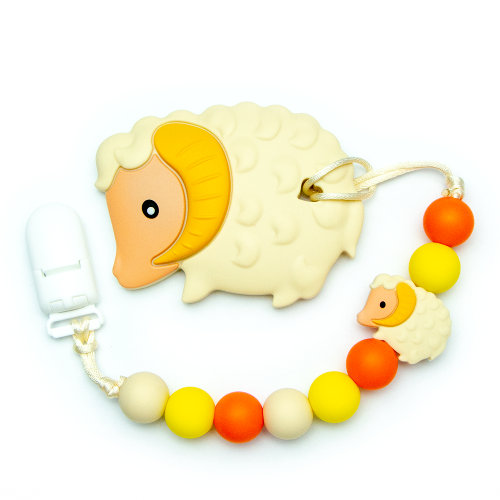 Teething Toys Ram - Beige