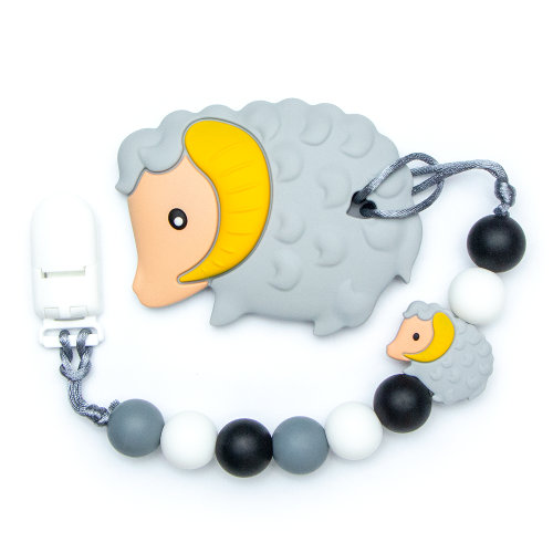 Teething Toys Ram - Grey