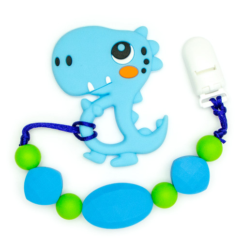 Teething Toys Dinosaur - Blue