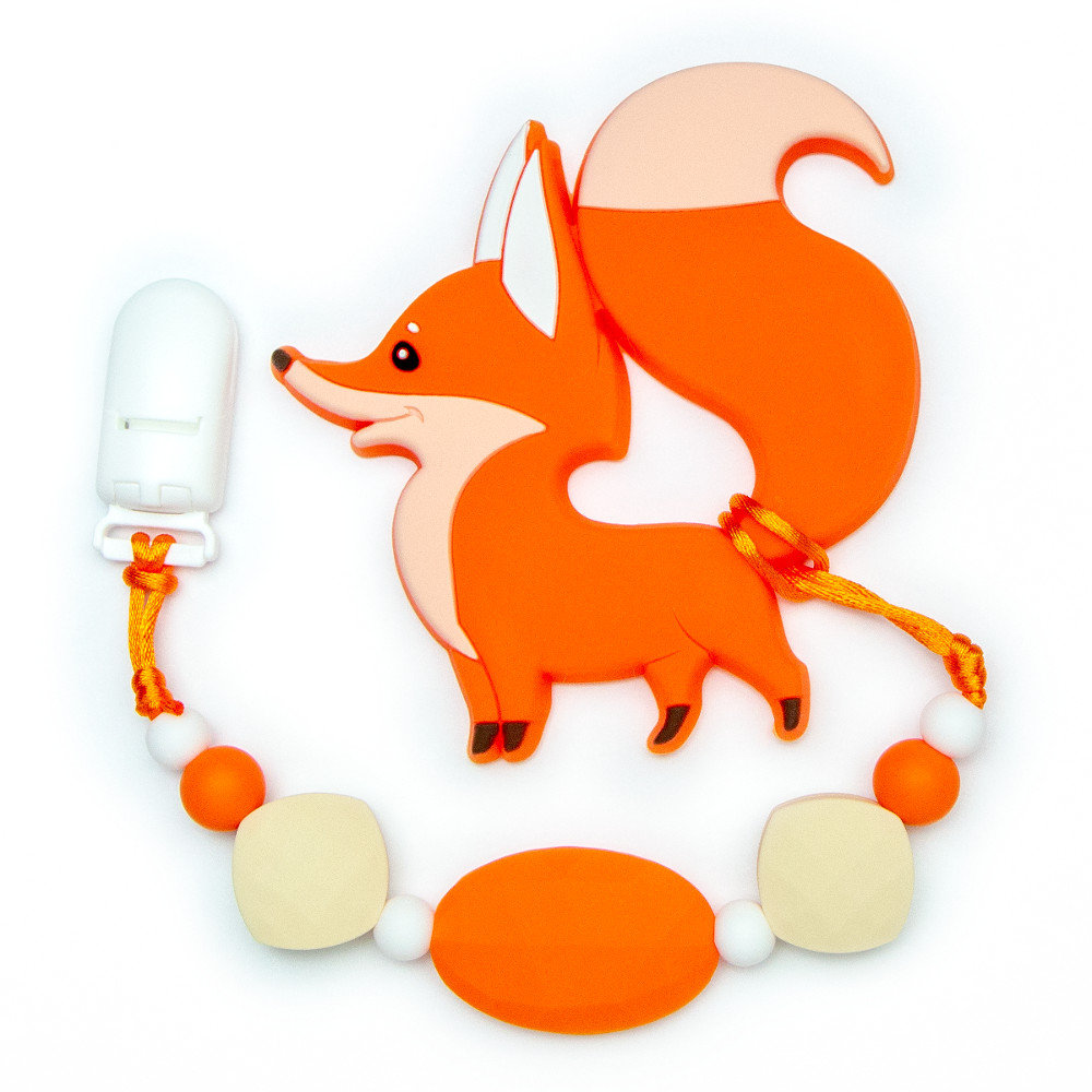 Teething Toys Fox - Orange