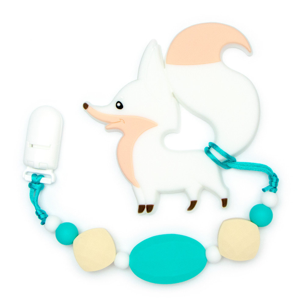 Teething Toys Fox - White