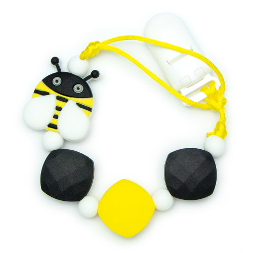 Pacifier Clips Bee - Black
