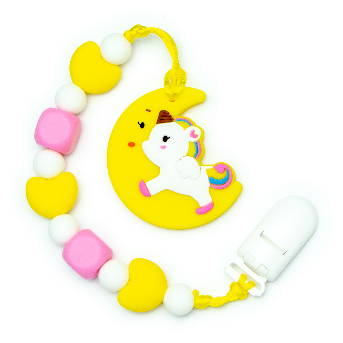 Teething Toys Moon - Yellow