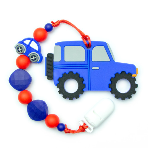 Teething Toys Truck - Blue