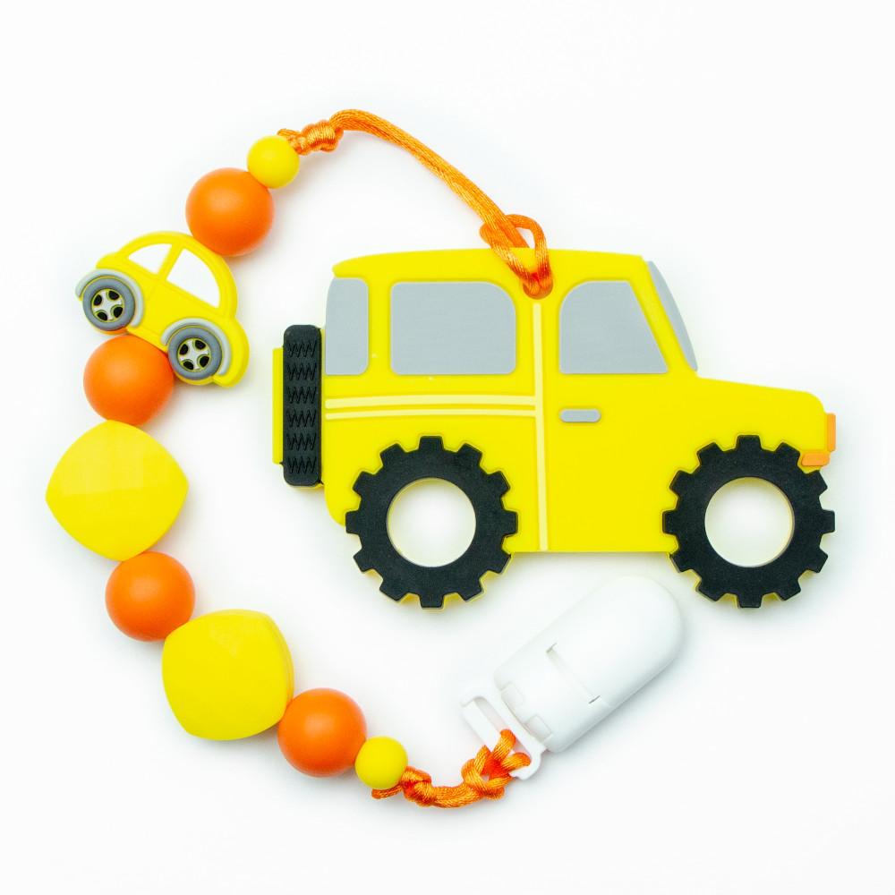 Teething Toys Truck - Yellow