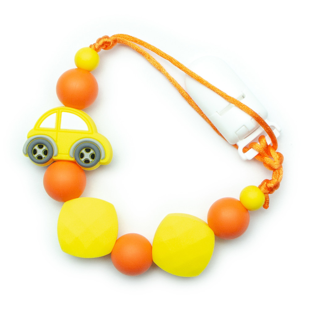 Pacifier Clips Voiture - Yellow