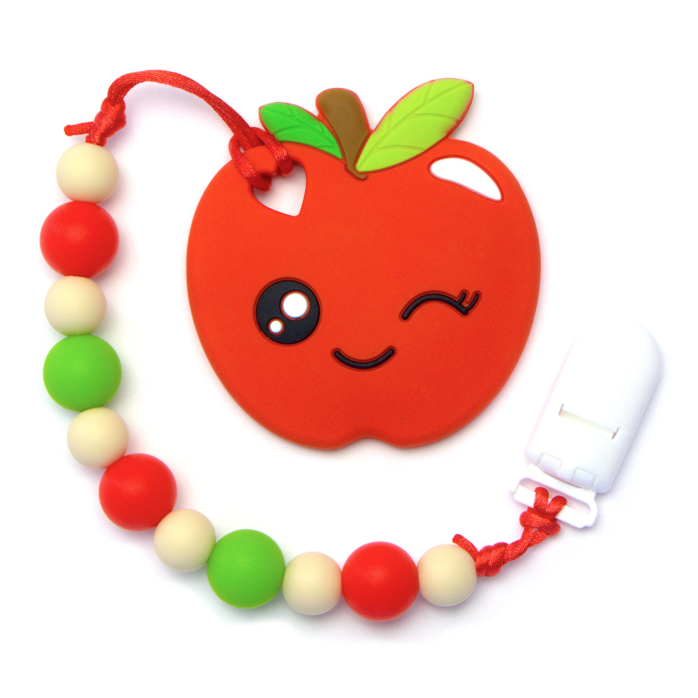 Teething Toys Apple - Red
