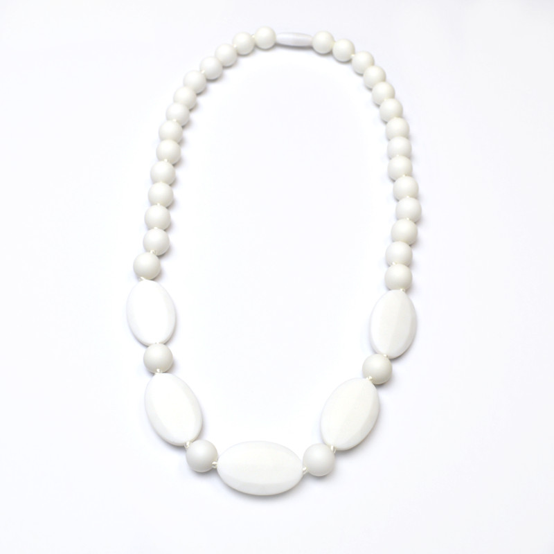 Teething Necklaces Camomile - White