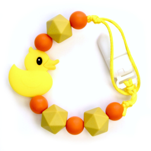 Pacifier Clips Canary - Yellow