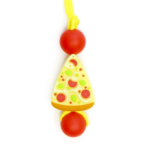 Accessories Zipper Pizza - Red