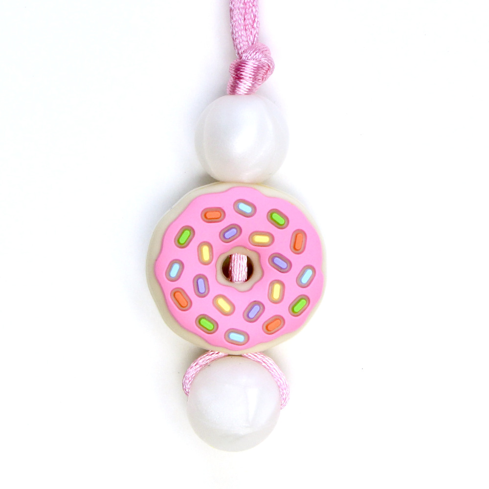 Accessories Zipper Donut - Pink