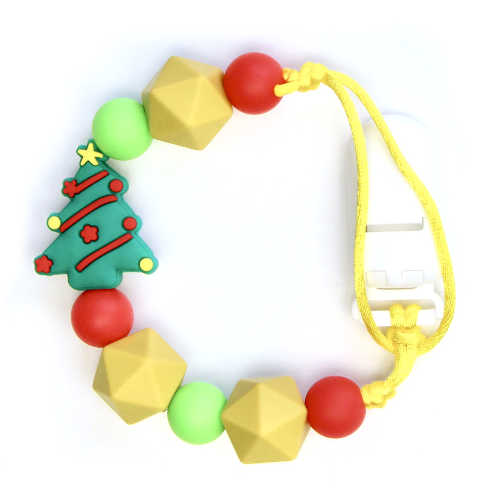 Pacifier Clips Chrismas Tree - Green