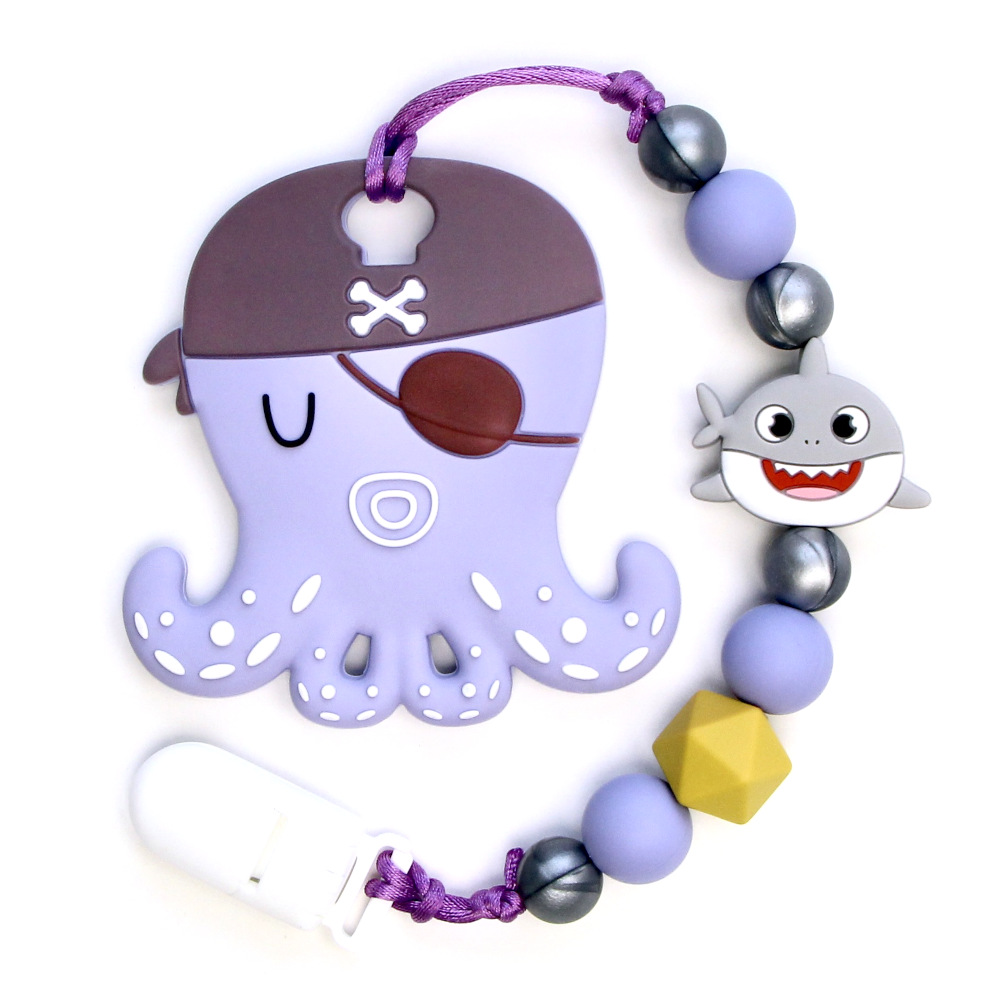 Teething Toys Squid - Purple