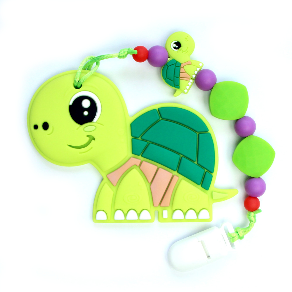 Teething Toys Turtle - Green