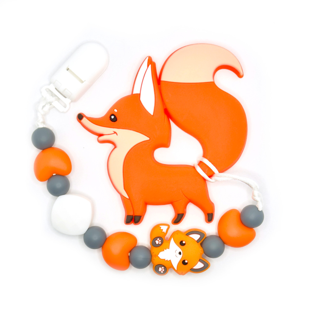 Teething Toys Fox New - Orange
